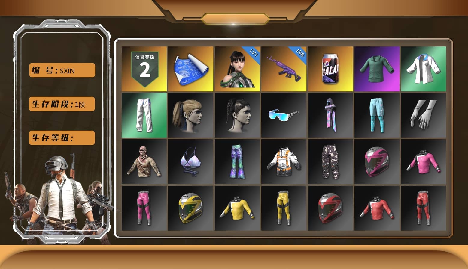 Harley Quinn's Hair, XingHun's Tiger Strike Jacket, XingHun's Tiger Strike Pants