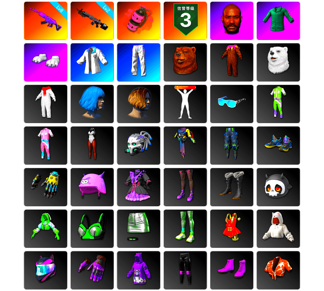 Pink Smoke Grenade, Jonathan Kamau, Polar Bear Feet, XingHun's Tiger Strike Jacket, XingHun's Tiger Strike Pants, Sideshow Bear Feet