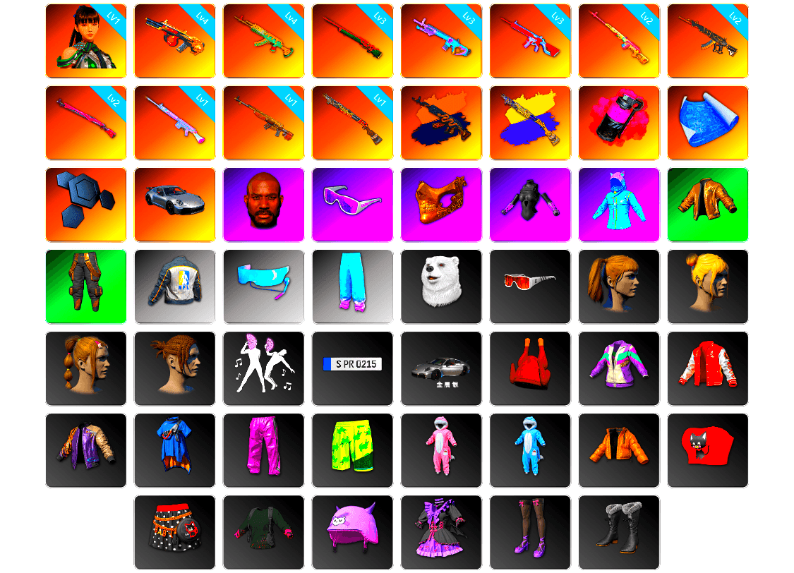 Rest in Pink — Dragunov [2], Magenta Smoke Grenade, «911 Carrera GTS» Sports Car, Jonathan Kamau, Snow Glasses, PGC 2021 Contingent Chaos Mask, Harley Quinn's Hair, NPL 2019 Phase 2 Jacket