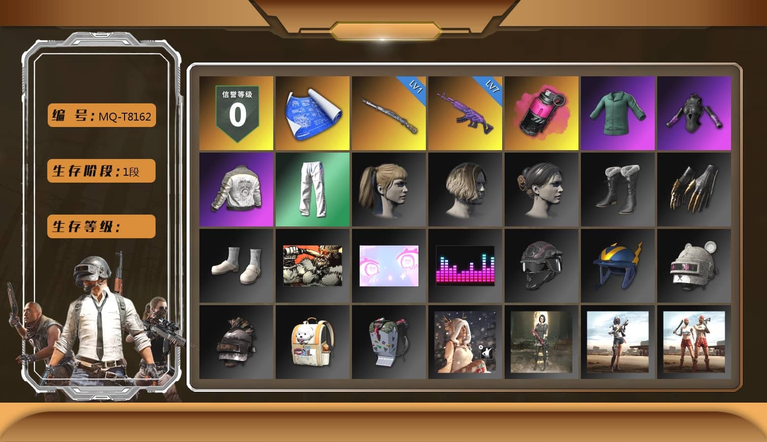 Magenta Smoke Grenade, Harley Quinn's Hair, PML 2019 Phase 2 Jacket, XingHun's Tiger Strike Pants