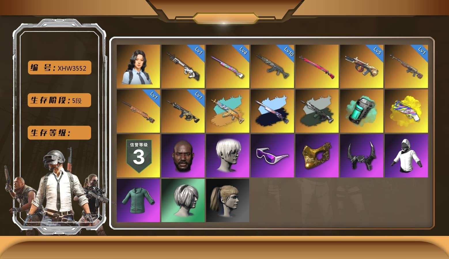 Snow Glasses, PGC 2021 Contingent Chaos Mask, Demon Biker Horns, Jonathan Kamau, Training Jacket (Green)