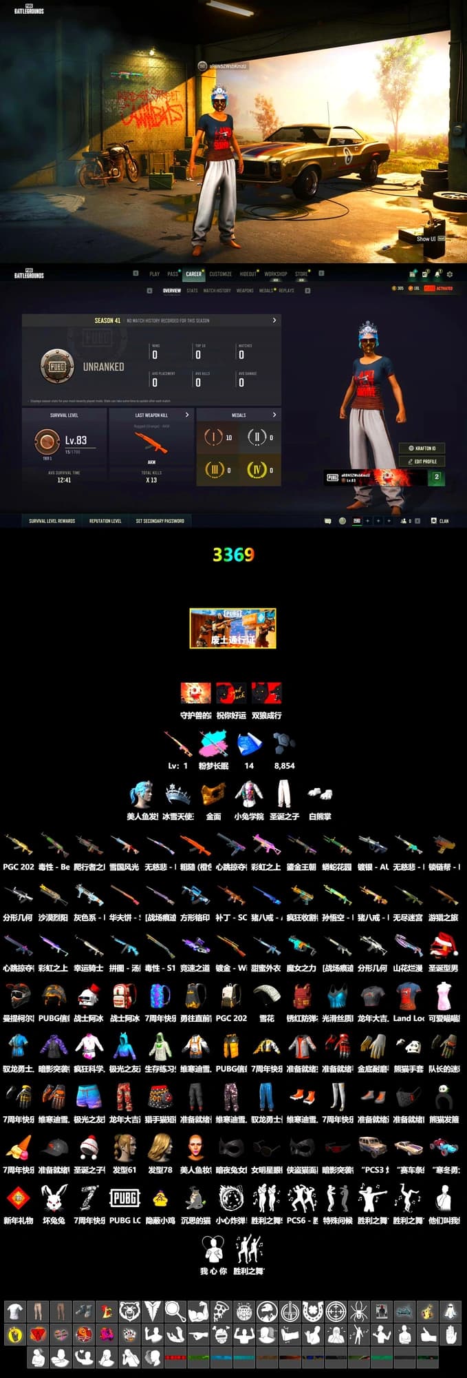 Rest in Pink — Dragunov, PGC 2021 Contingent Chaos Mask, Polar Bear Feet, Bunny Academy Sailor Gloves, Grizz's Mask - 2