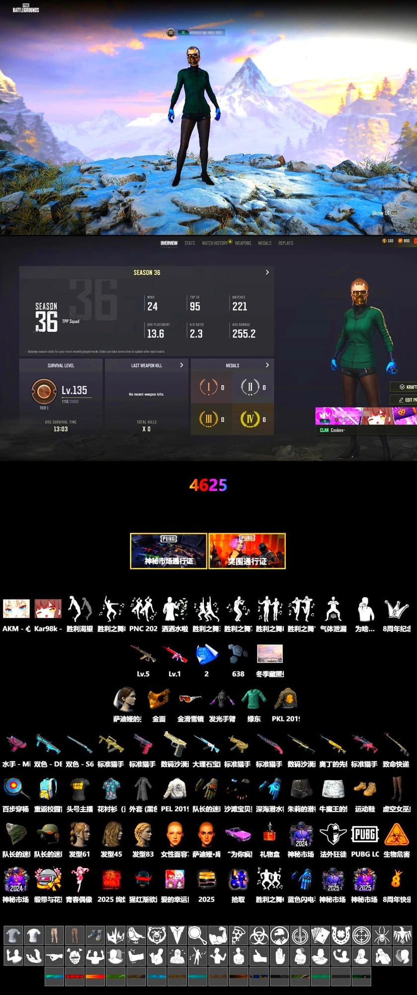 Winter Hideout, PGC 2021 Contingent Chaos Mask, PEL 2019 Phase 2 Jacket, PKL 2019 Phase 2 Jacket, StreamerOne - 2