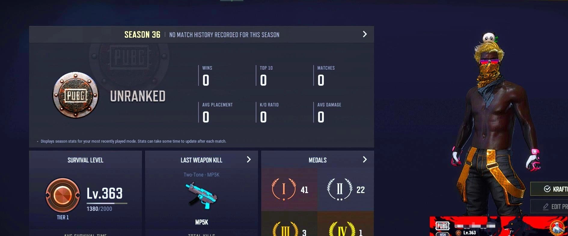 Hi-top Trainers (Red), Jonathan Kamau, PLAYERUNKNOWN's Bandana, Heavy Fur Coat (Black), Rash Beixli Xtra Tough Jacket, Bunny Academy Sailor Gloves, Rash Beixli Xtra Tough Jacket, PML 2019 Phase 2 Jacket, Sideshow Bear Feet, Parachute, Full Autumn — M416, Grizz's Mask - 1