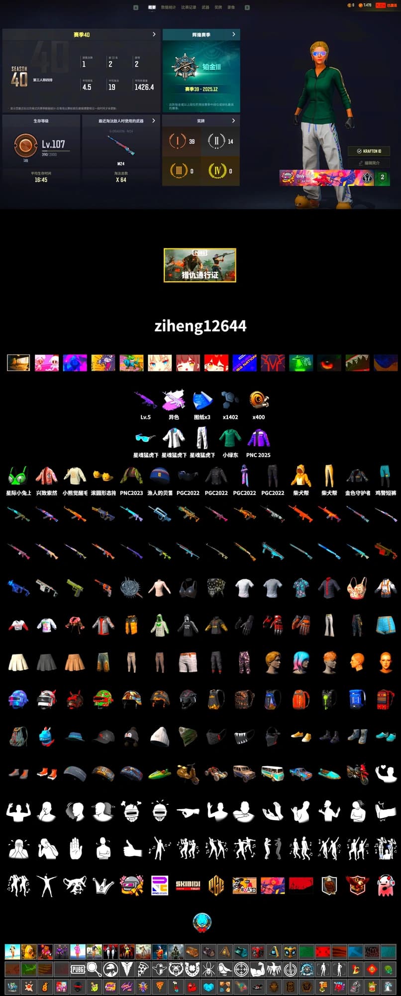 XingHun's Tiger Strike Jacket, XingHun's Tiger Strike Pants, XingHun's Tiger Strike Snow Glasses, Jijing's Shorts, Grizz's Mask, Parachute - 2