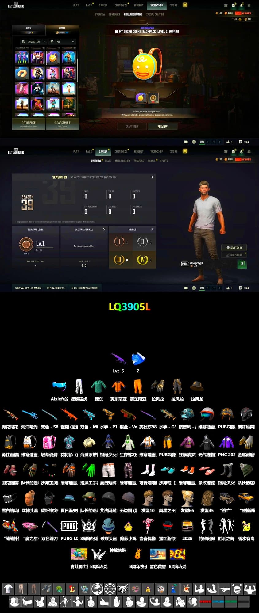 Work Jacket, XingHun's Tiger Strike Pants, Aixleft's Gaming Streamer Hoodie, LINE FRIENDS SALLY SET - 2