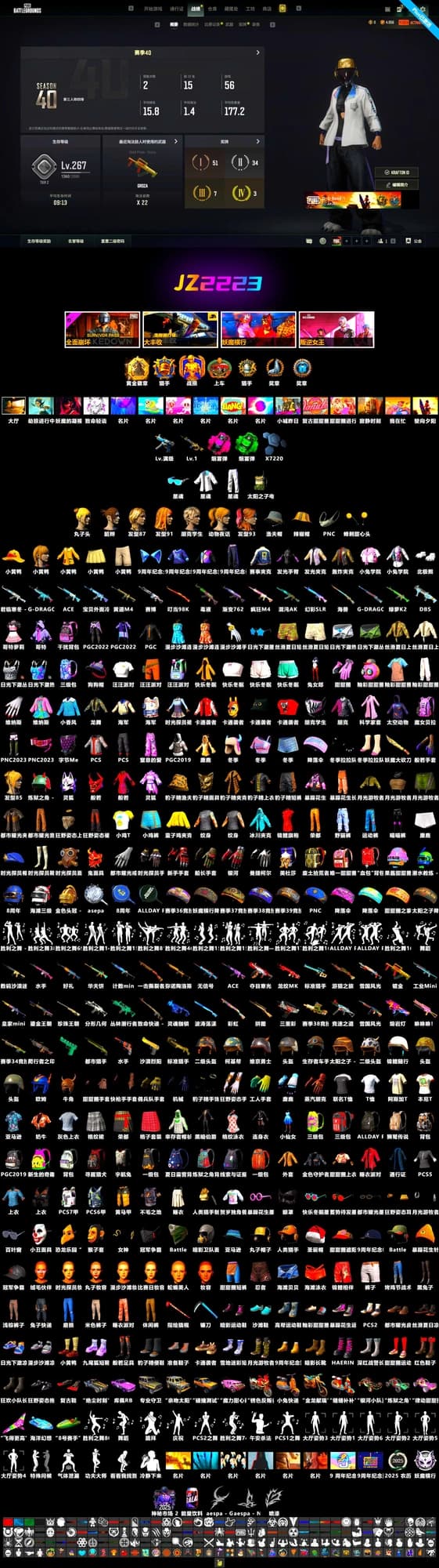 Winter Eclipse — MP5K, Bunny Academy Sailor Gloves, Headset Bucket Hat, Emerald Smoke Grenade, Magenta Smoke Grenade - 2