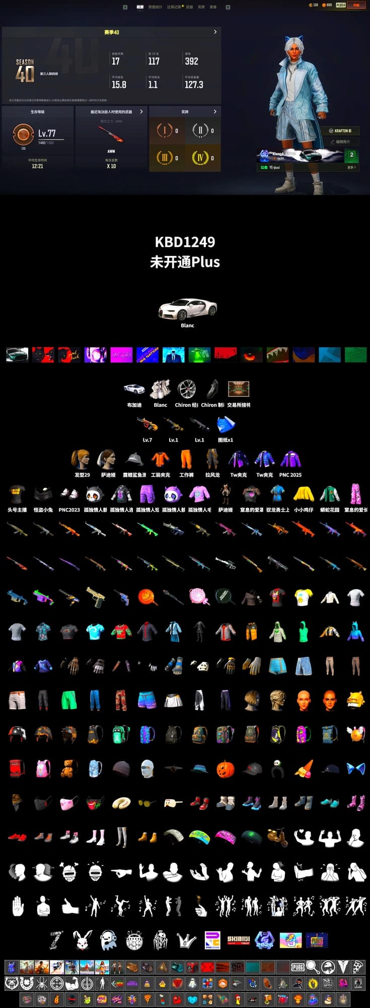 «Chiron» Sports Car, Secret Showroom, Work Jacket, Harley Quinn's Hair, StreamerOne, Full Autumn — M416, Grizz's Mask, «DBX707» SUV - 2