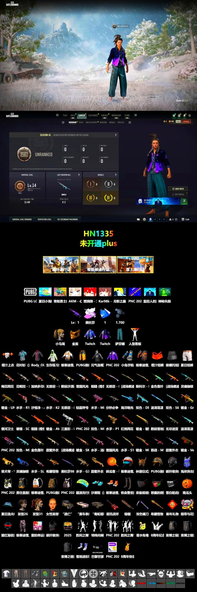 PGC 2021 Contingent Chaos Mask, Harley Quinn's Hair, Grizz's Mask - 2