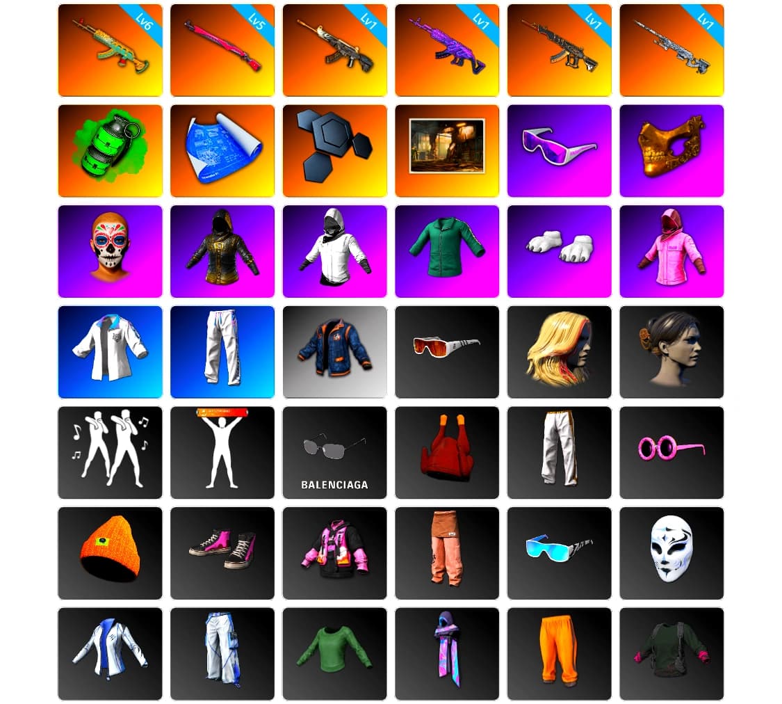 Emerald Smoke Grenade, Snow Glasses, PGC 2021 Contingent Chaos Mask, Polar Bear Feet, Rash Beixli Xtra Tough Jacket, Rash Beixli Xtra Tough Jacket, Desolate Warehouse, XingHun's Tiger Strike Jacket, XingHun's Tiger Strike Pants, Exquisite Pants, StreamerOne, Blue Thunder Gloves - 1