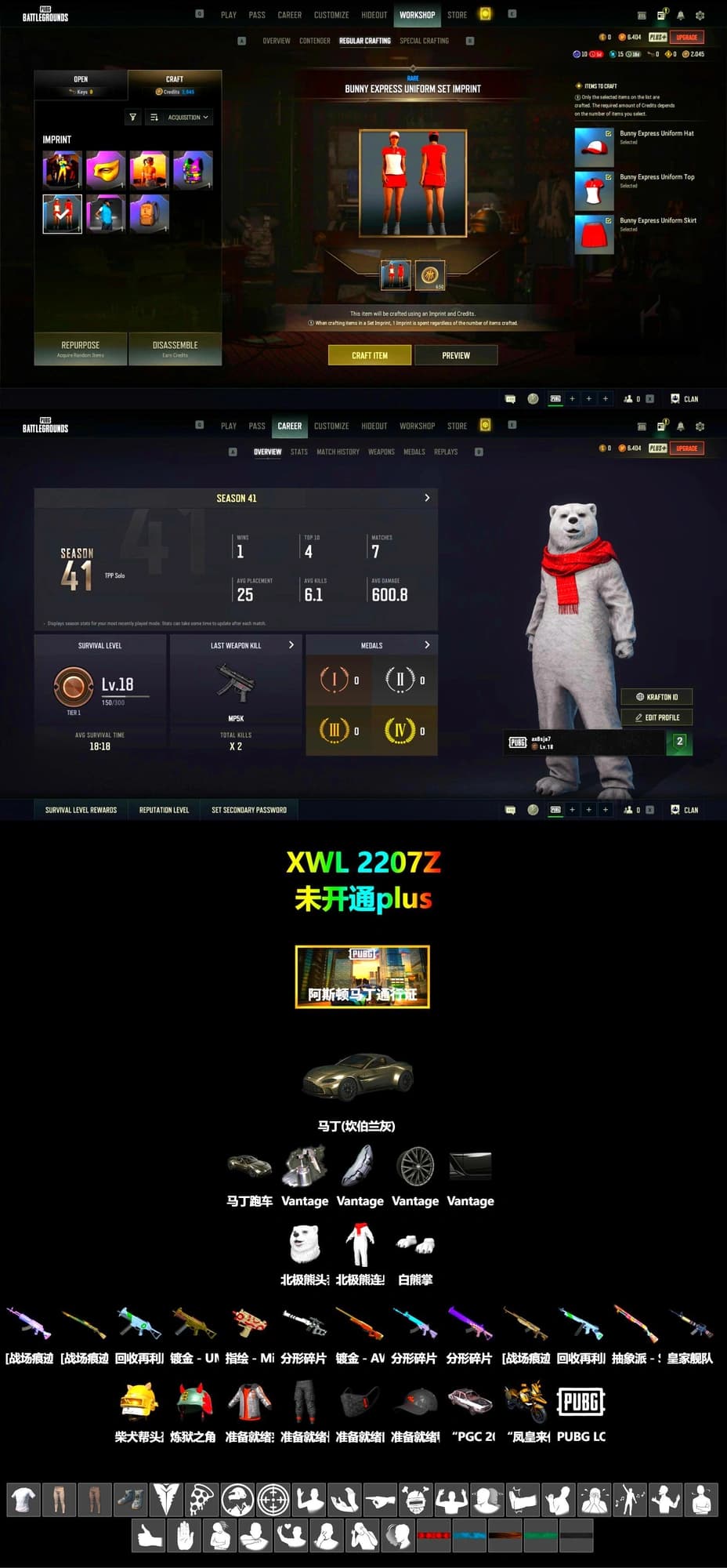 «V12 Vantage Roadster» Sports Car, Polar Bear Feet - 2