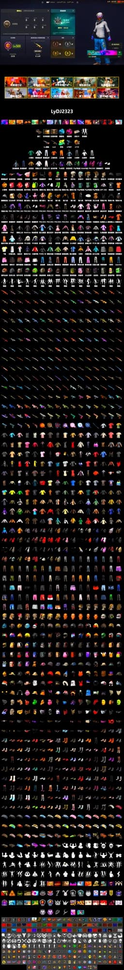 Magenta Smoke Grenade, Blue Magical Mist — M79, The Joker's Hair, Jonathan Kamau, 9S's Hairstyle, Snow Glasses, PGC 2021 Contingent Chaos Mask, Demon Biker Horns, The Joker's Hair, Polar Bear Feet, Harley Quinn's Hair, PEL 2019 Phase 2 Jacket, XingHun's Tiger Strike Jacket, XingHun's Tiger Strike Pants, PJS 2019 Phase 2 Jacket, GPT 2025 Four Angry Men Jacket, Full Autumn — M416 - 2