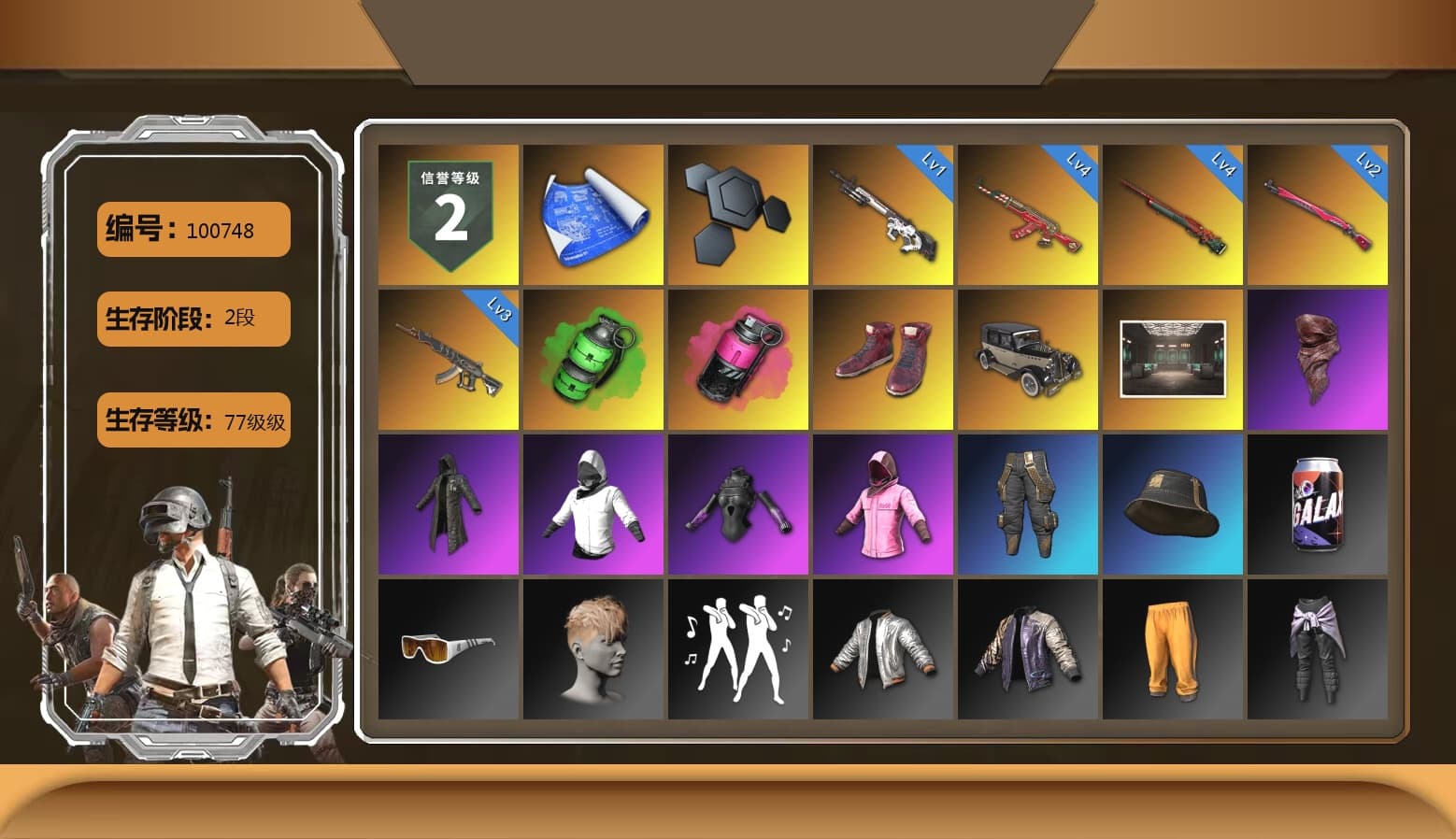Emerald Smoke Grenade, Magenta Smoke Grenade, Hi-top Trainers (Red), PLAYERUNKNOWN's Bandana, Heavy Fur Coat (Black), Rash Beixli Xtra Tough Jacket, Rash Beixli Xtra Tough Jacket, Sha Wujing's Shorts, Full Autumn — M416 - 1