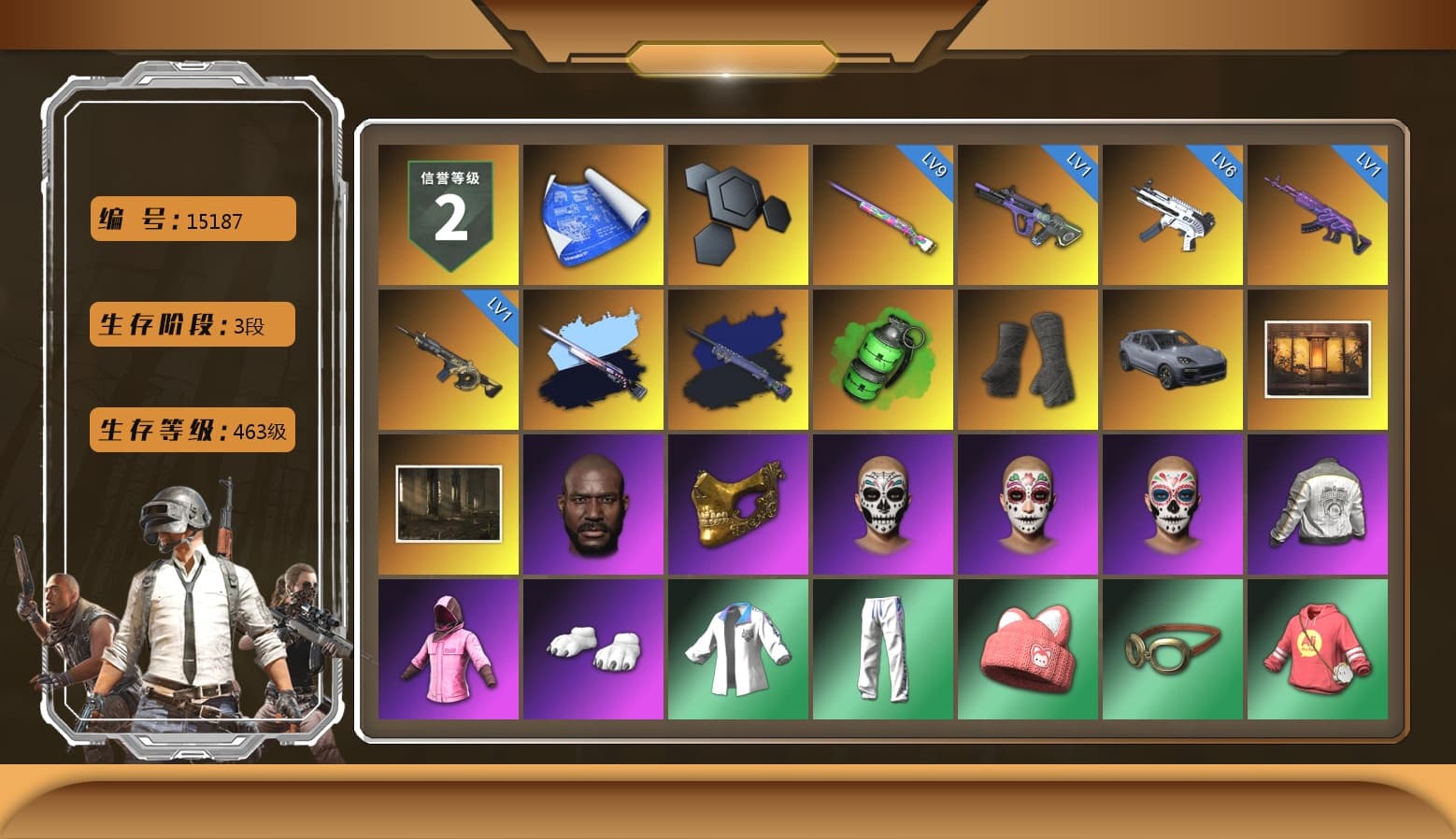 Final Serenade — M24 (Blue Black), Final Serenade — M24, Emerald Smoke Grenade, Duncan's Infiltrator Handwraps, «Cayenne Turbo GT» SUV, Jonathan Kamau, PGC 2021 Contingent Chaos Mask, Rash Beixli Xtra Tough Jacket, Polar Bear Feet, Rash Beixli Xtra Tough Jacket, PML 2019 Phase 2 Jacket, XingHun's Tiger Strike Jacket, XingHun's Tiger Strike Pants, NPL 2019 Phase 2 Jacket, Sideshow Bear Feet, StreamerOne - 1