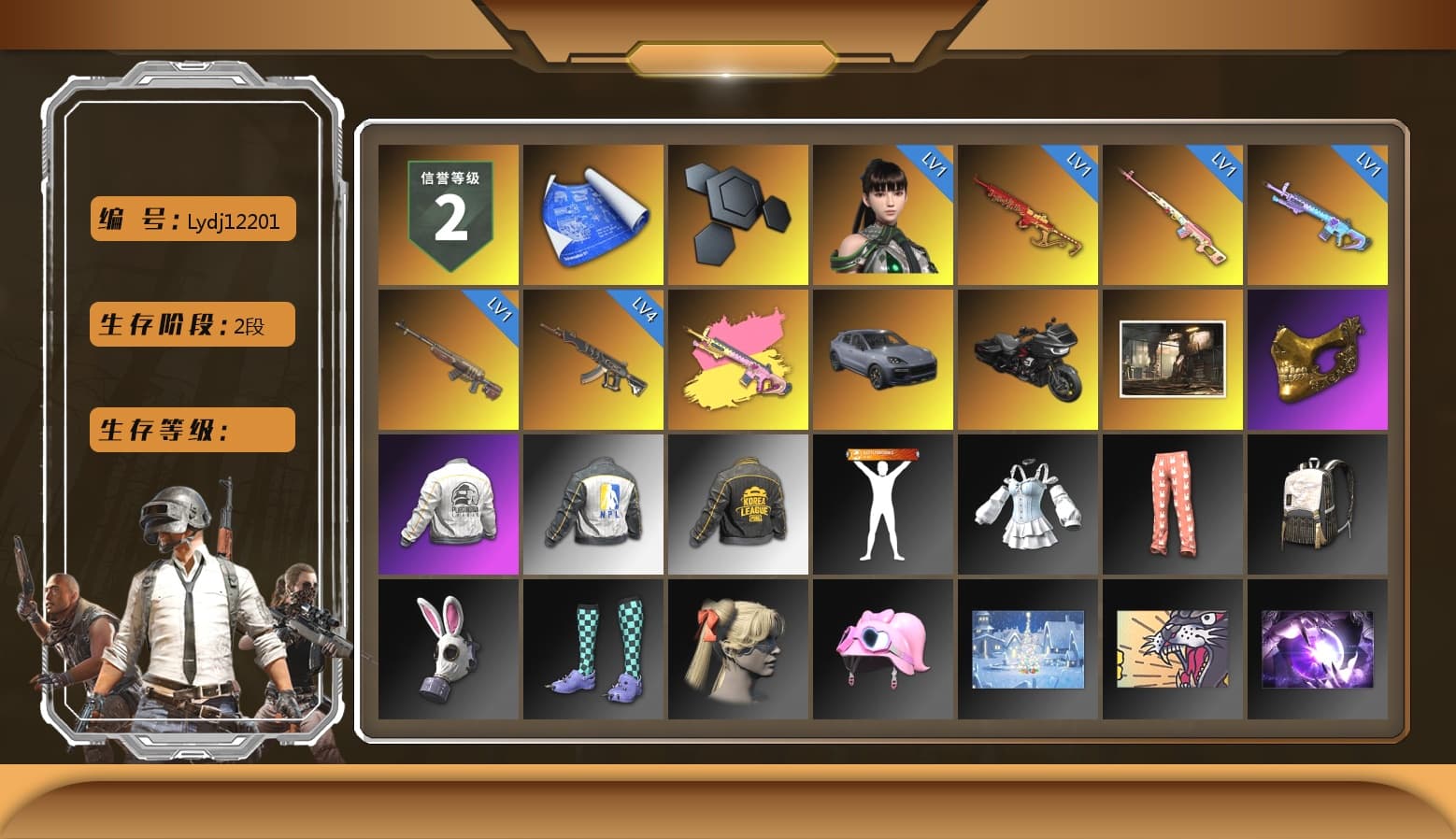 Rest in Pink — Dragunov [1], «Cayenne Turbo GT» SUV, PGC 2021 Contingent Chaos Mask, PEL 2019 Phase 2 Jacket, NPL 2019 Phase 2 Jacket, PKL 2019 Phase 2 Jacket - 1