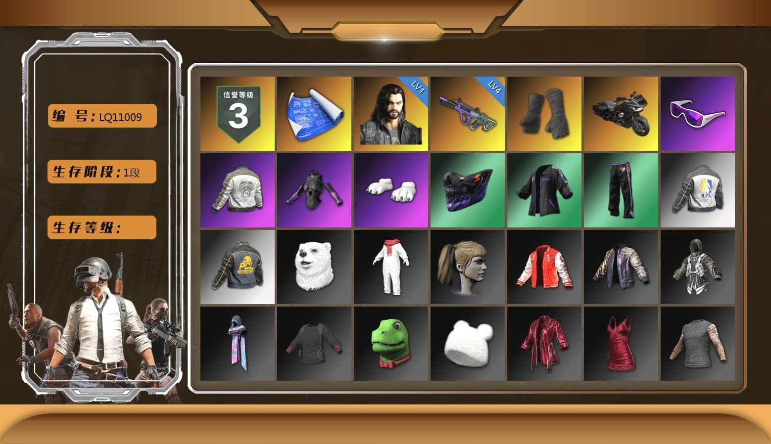 Duncan's Infiltrator Handwraps, Snow Glasses, Polar Bear Feet, Harley Quinn's Hair, PML 2019 Phase 2 Jacket, NPL 2019 Phase 2 Jacket - 1