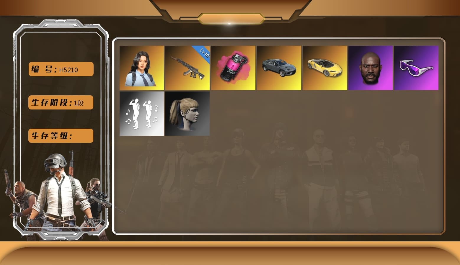 Hanna, Jonathan Kamau, Snow Glasses, Harley Quinn's Hair, Magenta Smoke Grenade, Demon's Touch — ACE32 - 1
