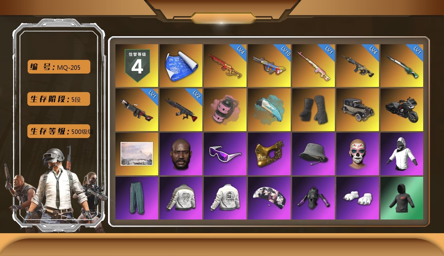 Rest in Pink — Dragunov [1], Pink Smoke Grenade, Duncan's Infiltrator Handwraps, Jonathan Kamau, Snow Glasses, PGC 2021 Contingent Chaos Mask, Aespa, Polar Bear Feet, Harley Quinn's Hair, PML 2019 Phase 2 Jacket, PEL 2019 Phase 2 Jacket, NPL 2019 Phase 2 Jacket, PKL 2019 Phase 2 Jacket, Sideshow Bear Feet, Exquisite Pants, XiongDi Hoodie, Sha Wujing's Shorts, StreamerOne - 1