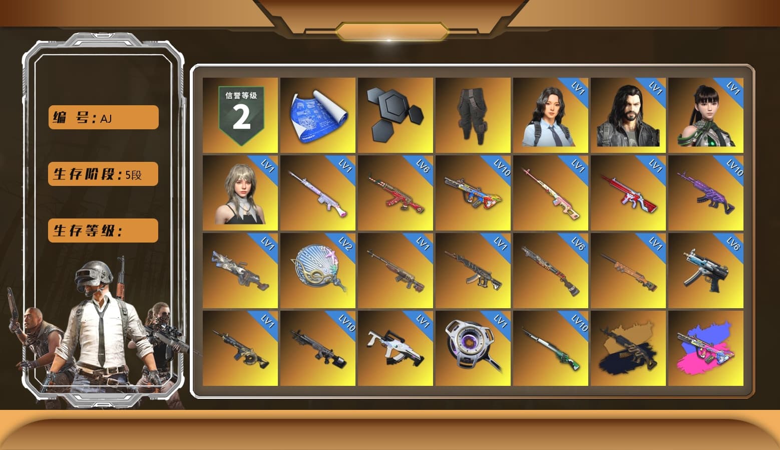 Rest in Pink — Dragunov [1], Survivalist Slacks, Medusa — Beryl M762 (Gold Charcoal), Siren — Pan (Pink), Final Serenade — M24 (Blue Black), Teal Smoke Grenade, Purple Magical Mist — M79, Heybox Gloves, Duncan's Infiltrator Handwraps, «Panamera Turbo S» Sedan, «911 Carrera GTS» Sports Car, «Cayenne Turbo GT» SUV, «Chiron» Sports Car, «Urus S» SUV, «V12 Vantage Roadster» Sports Car, «Panigale V4 S (Jaded)» Motorcycle, Jonathan Kamau, Snow Glasses, Pubg X Newjeans, Aespa, Polar Bear Feet, Harley Quinn's Hair, "CVO™ Road Glide® ST" Motorcycle, Rash Beixli Xtra Tough Jacket, XingHun's Tiger Strike Jacket, XingHun's Tiger Strike Pants, Sideshow Bear Feet, Exquisite Pants, XiongDi Hoodie, Sha Wujing's Shorts, StreamerOne, GPT 2025 Four Angry Men Jacket, Full Autumn — M416, Blue Thunder Gloves - 1