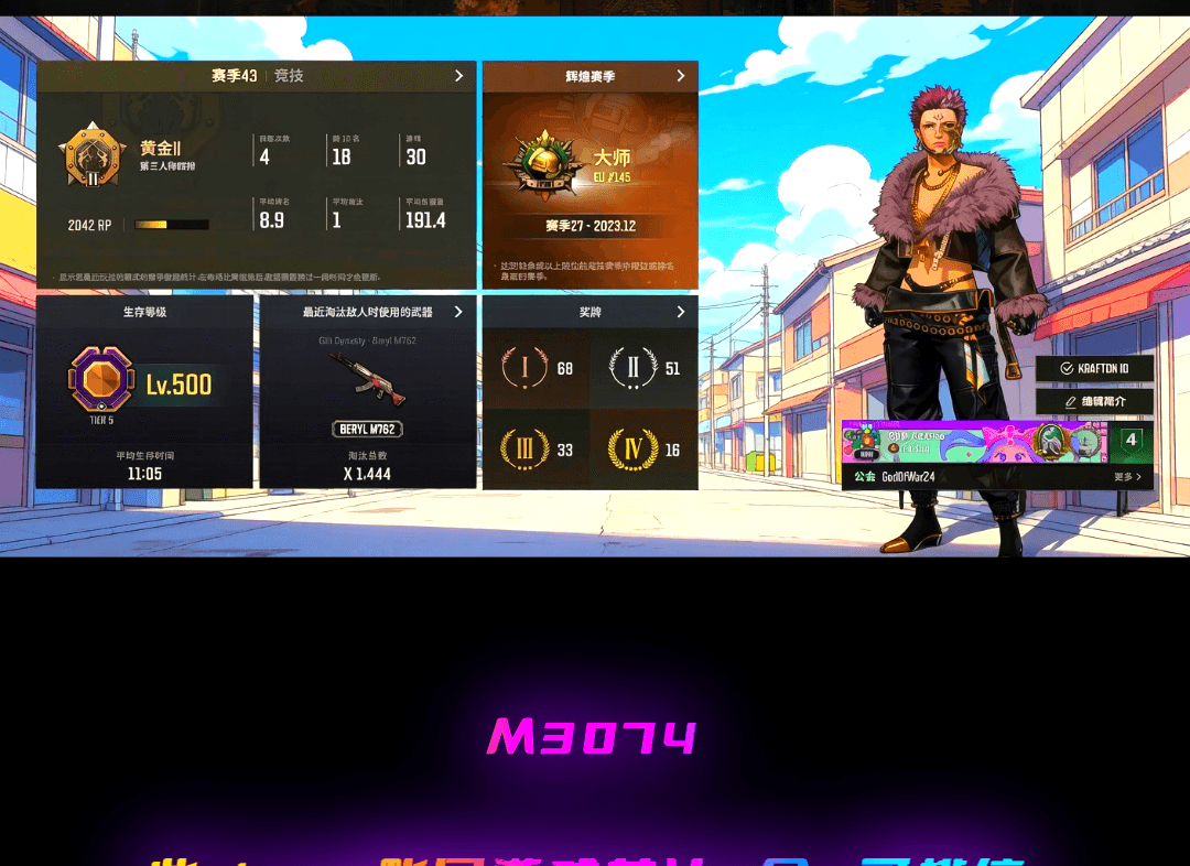 Emerald Smoke Grenade, Phoenix — M416, The Joker's Hair, Hairstyle PGI.S, Harley Quinn's Hair, Sun Wukong — M24, Sha Wujing — Mini14, Tang Sanzang — Pan, Rash Beixli Xtra Tough Jacket, Demon Biker Horns, Minotaur — AUG, Purple Smoke Grenade, Orange Smoke Grenade - 1