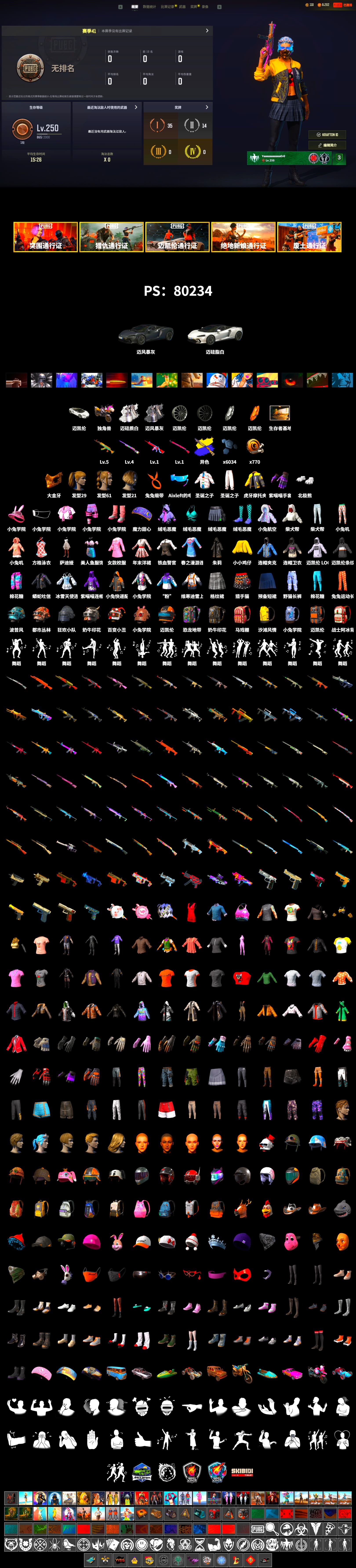 PGC 2021 Contingent Chaos Mask, Polar Bear Feet, Harley Quinn's Hair, Pigff's DBS - 2