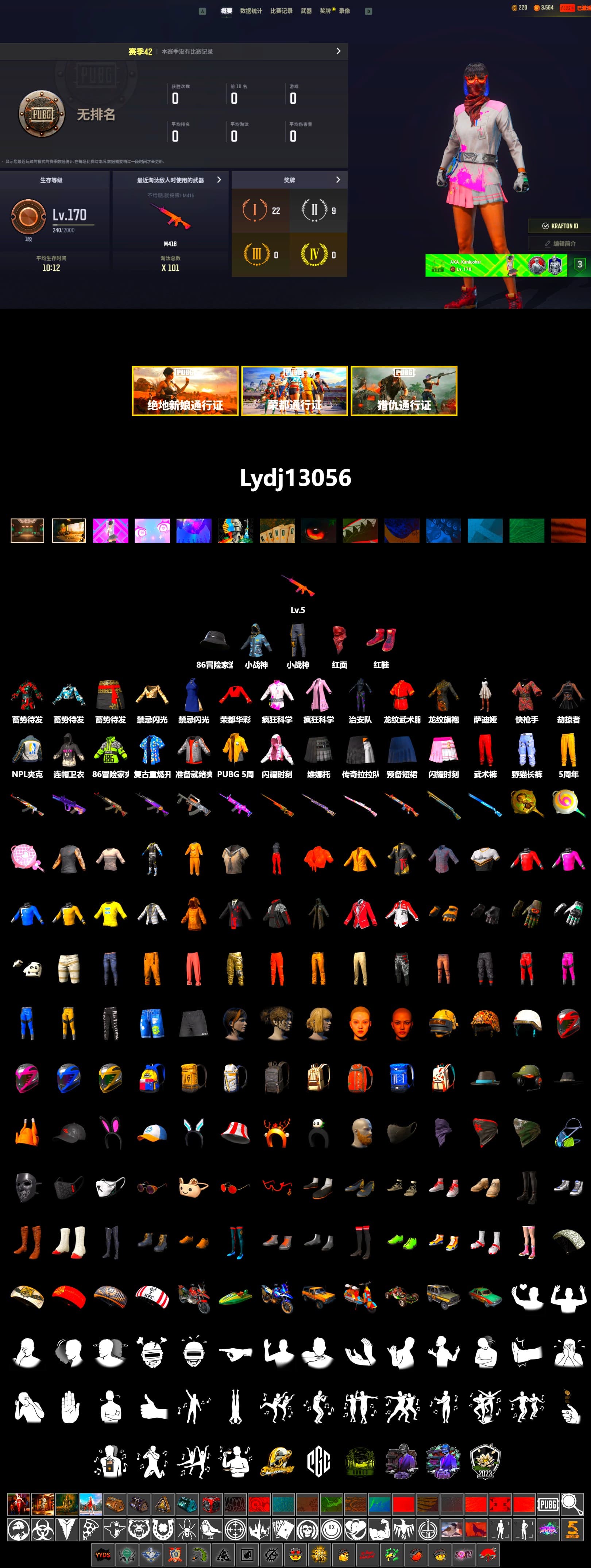 Hi-top Trainers (Red), PLAYERUNKNOWN's Bandana, Heavy Fur Coat (Black), NPL 2019 Phase 2 Jacket - 2