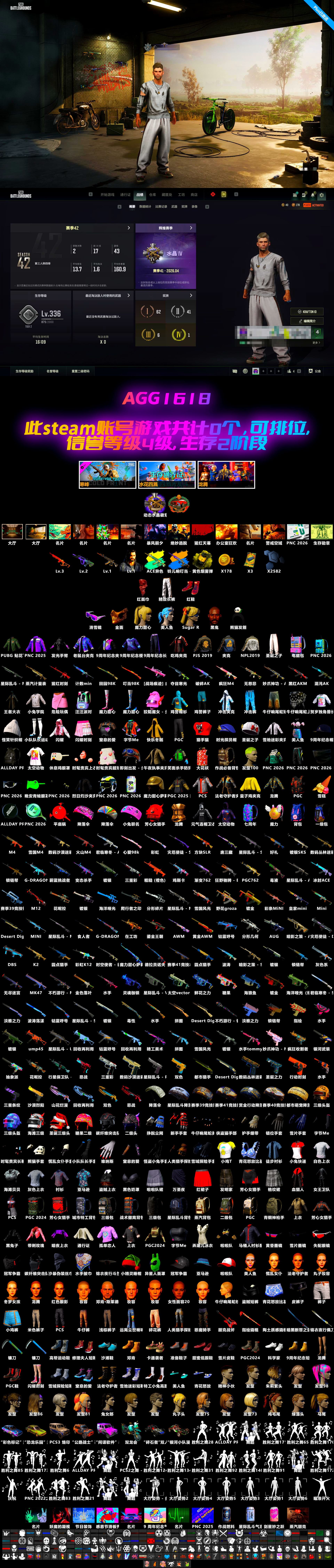 Yule Sleigh — Mini14, Neon Dream — AUG, Snow Glasses, PGC 2021 Contingent Chaos Mask, Jonathan Kamau, Harley Quinn's Hair, Demon's Touch — ACE32, Yule Sleigh - Mini14 (Gold Blue) - 2
