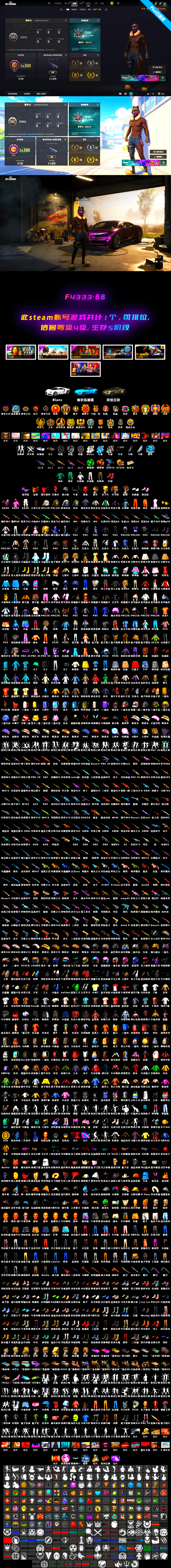Emerald Smoke Grenade, Neon Dream — AUG, Azure Dragon — Beryl M762, Bunny Patrol — Mk12, No Signal — M416, Midnight Menace — Kar98k, «Chiron» Sports Car, Rash Beixli Xtra Tough Jacket, Rash Beixli Xtra Tough Jacket, Danucd's Gloves, PGC 2021 Contingent Chaos Mask, Snow Glasses, Jonathan Kamau, Demon Biker Horns, Harley Quinn's Hair, «V12 Vantage Roadster» Sports Car, Coral Smoke Grenade, «Chiron» Sports Car - 2