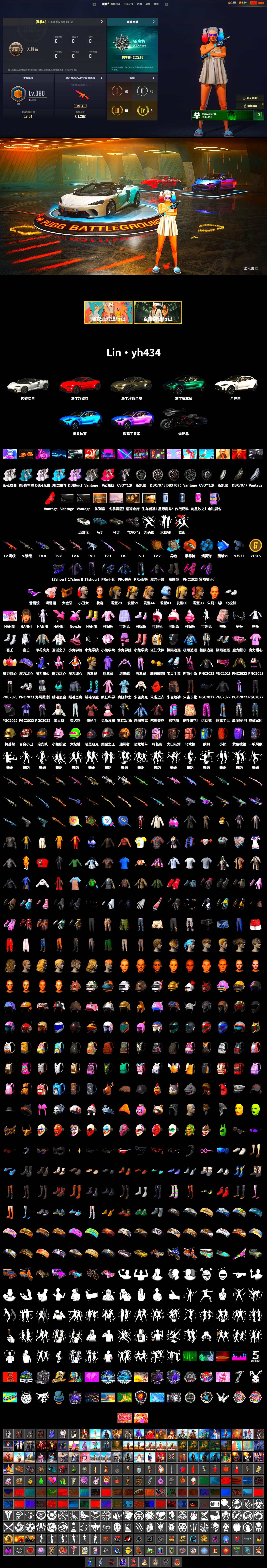 Azure Smoke Grenade, Orange Fog of Fury — M79, Duncan's Infiltrator Handwraps, Harley Quinn's Hair, «V12 Vantage Roadster» Sports Car, «DBX707» SUV, Snow Glasses, PGC 2021 Contingent Chaos Mask, Polar Bear Feet, Pubg X Newjeans, Harley Quinn's Hair, Harley Quinn's Makeup, Festive Gloves (Red), «DBX707» SUV - 2