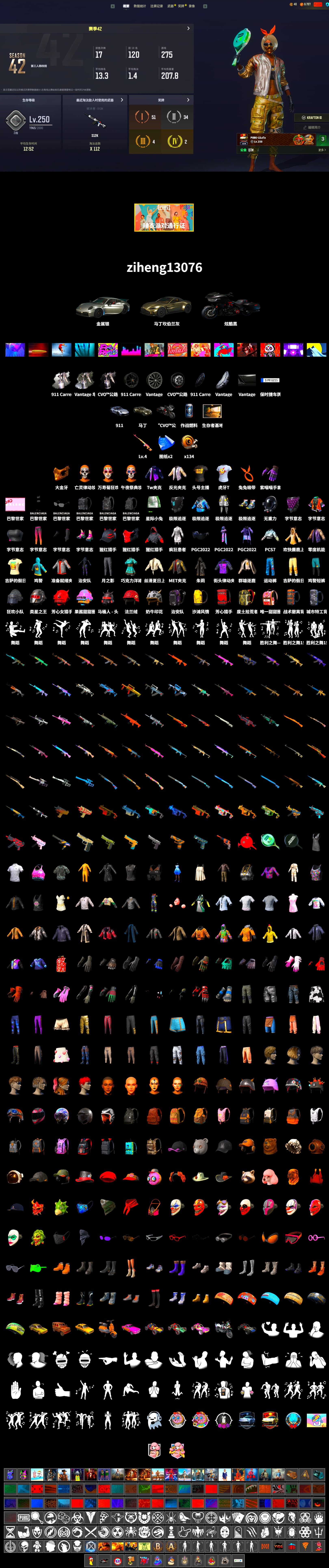 Rest in Pink — Dragunov [4], «911 Carrera GTS» Sports Car, «V12 Vantage Roadster» Sports Car, PGC 2021 Contingent Chaos Mask, Sha Wujing's Shorts, StreamerOne, HUYA T-shirt - 2