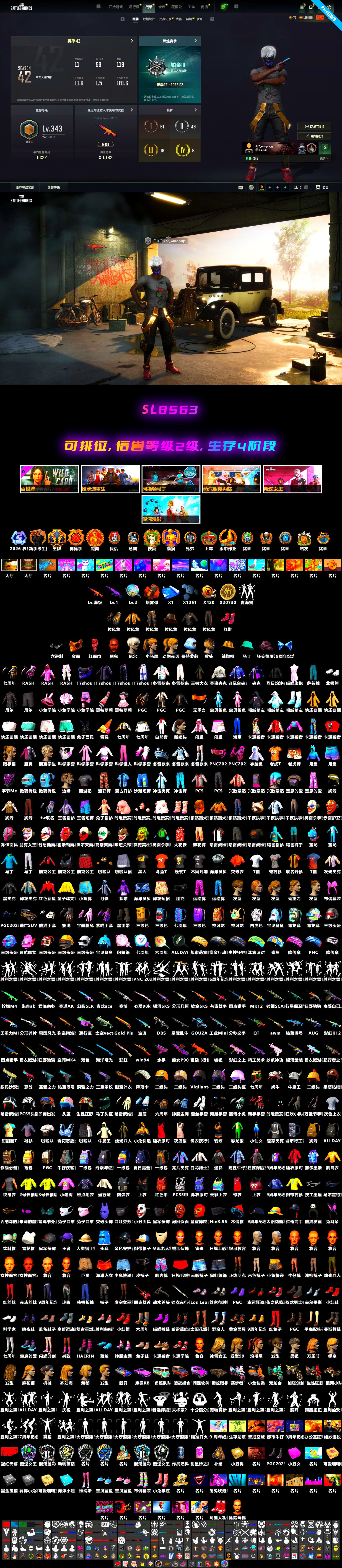 Siren — Pan [MAX], Trick-or-treat — M416, Medusa — Beryl M762, Rash Beixli Xtra Tough Jacket, Rash Beixli Xtra Tough Jacket, Danucd's Gloves, Nier, Harley Quinn's Hair, 9S's Hairstyle, Jonathan Kamau, PGC 2021 Contingent Chaos Mask, Orange Smoke Grenade - 2