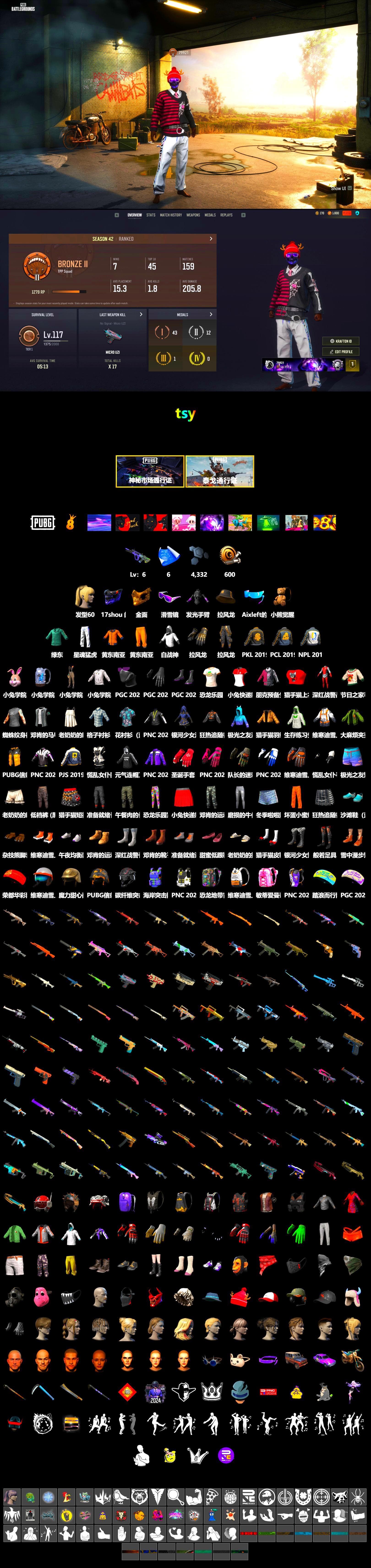 Snow Glasses, PGC 2021 Contingent Chaos Mask, XingHun's Tiger Strike Pants, NPL 2019 Phase 2 Jacket, PJS 2019 Phase 2 Jacket, PKL 2019 Phase 2 Jacket, Sideshow Bear Feet, Festive Gloves (Red) - 2