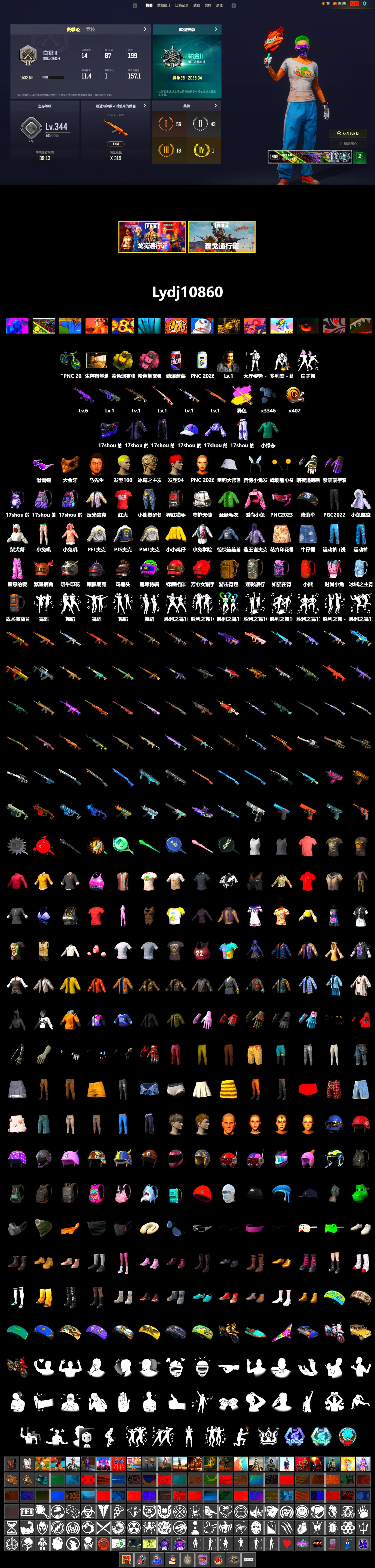 Rest in Pink — Dragunov [1], Rest in Pink - Dragunov (Pink Yellow), Snow Glasses, PGC 2021 Contingent Chaos Mask, PML 2019 Phase 2 Jacket, PEL 2019 Phase 2 Jacket, PJS 2019 Phase 2 Jacket, Sha Wujing's Shorts - 2