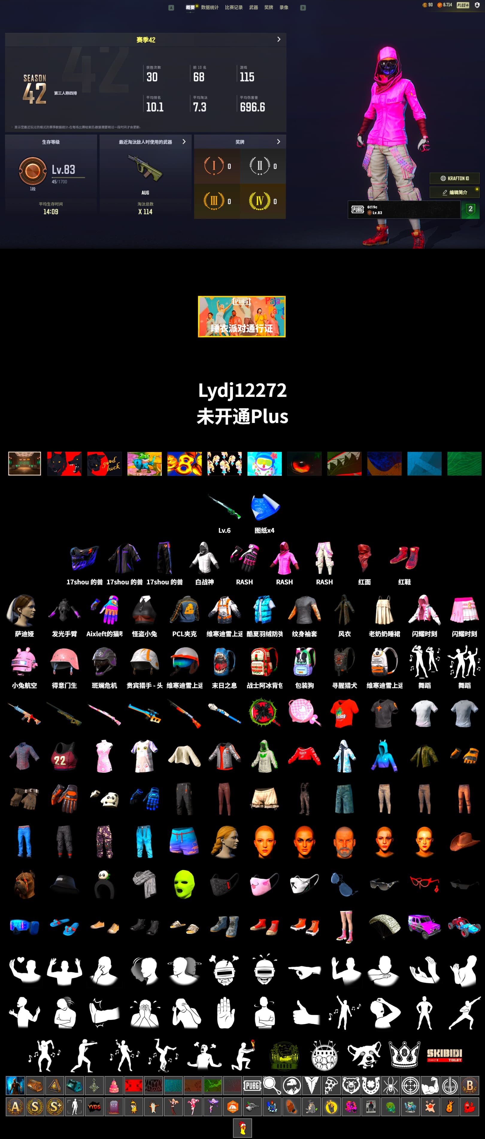 Hi-top Trainers (Red), PLAYERUNKNOWN's Bandana, Heavy Fur Coat (Black), Rash Beixli Xtra Tough Jacket, Rash Beixli Xtra Tough Jacket - 2