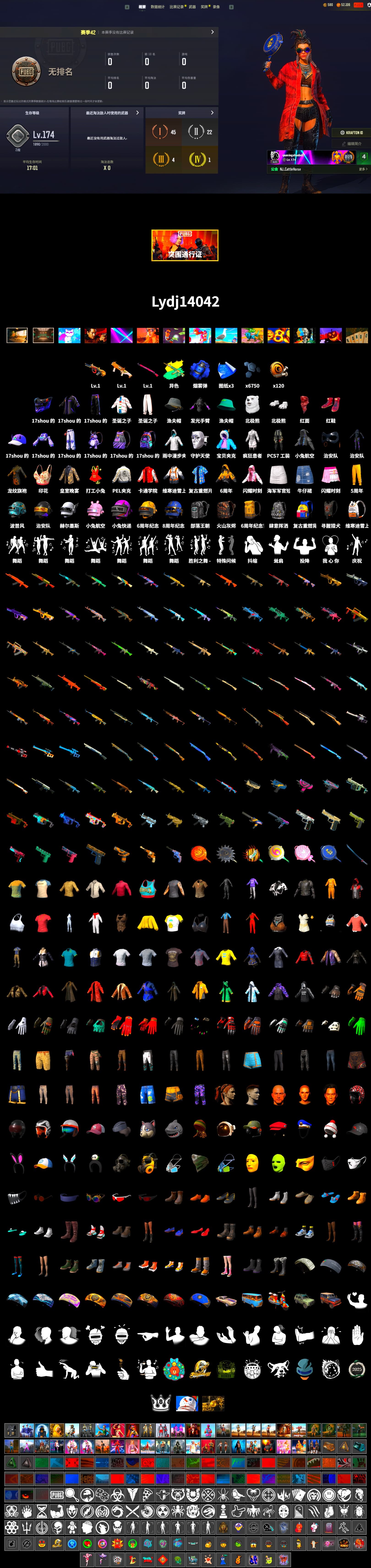 Blue Smoke Grenade, Hi-top Trainers (Red), PLAYERUNKNOWN's Bandana, Heavy Fur Coat (Black), Polar Bear Feet, PEL 2019 Phase 2 Jacket - 2