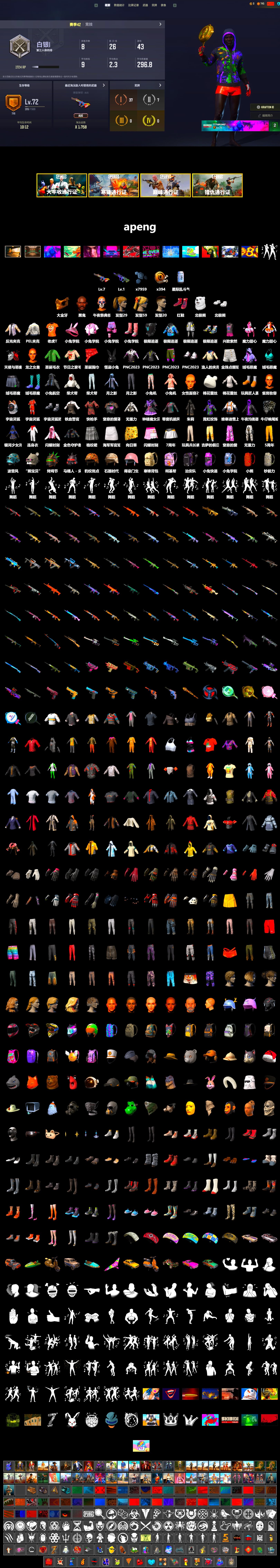 Hi-top Trainers (Red), Jonathan Kamau, PGC 2021 Contingent Chaos Mask, Heavy Fur Coat (Black), Polar Bear Feet, Harley Quinn's Hair, PEL 2019 Phase 2 Jacket, Sideshow Bear Feet - 2