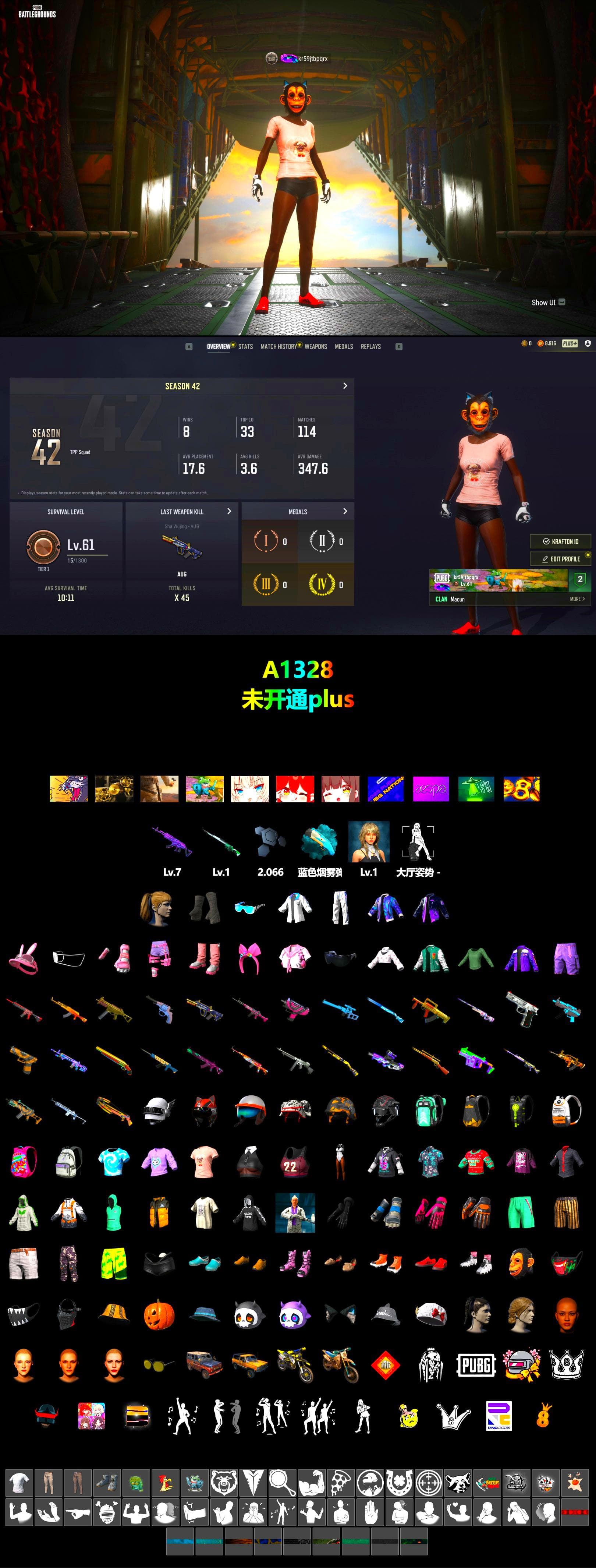 Duncan's Infiltrator Handwraps, Harley Quinn's Hair, XingHun's Tiger Strike Jacket, XingHun's Tiger Strike Pants, Hanna - 2