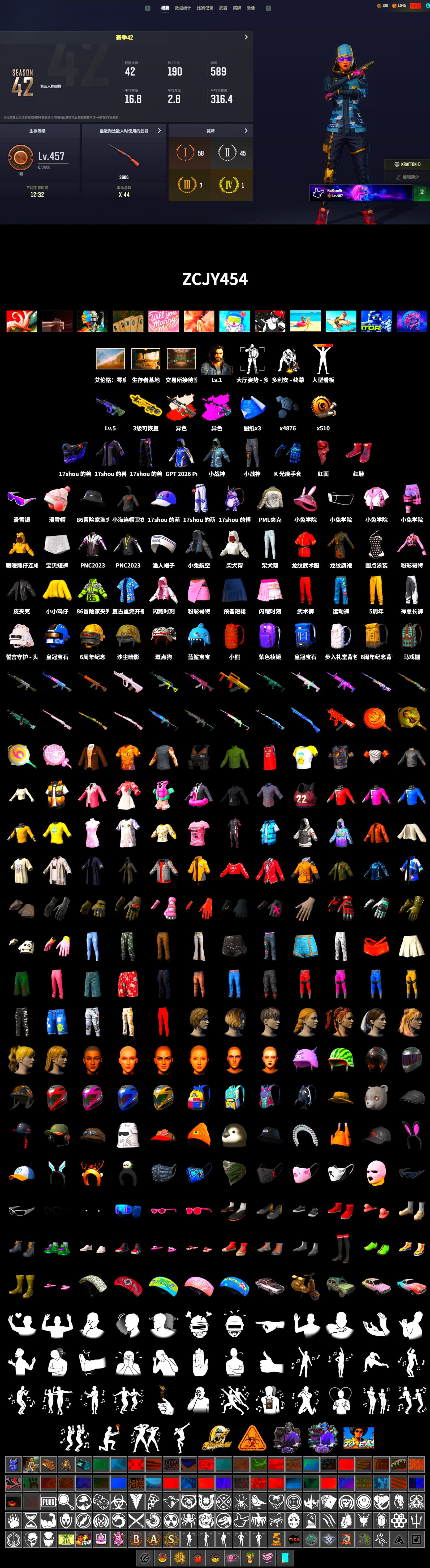 Neon Dream - AUG (White Orange), Hi-top Trainers (Red), Snow Glasses, PLAYERUNKNOWN's Bandana, Heavy Fur Coat (Black), PML 2019 Phase 2 Jacket - 2