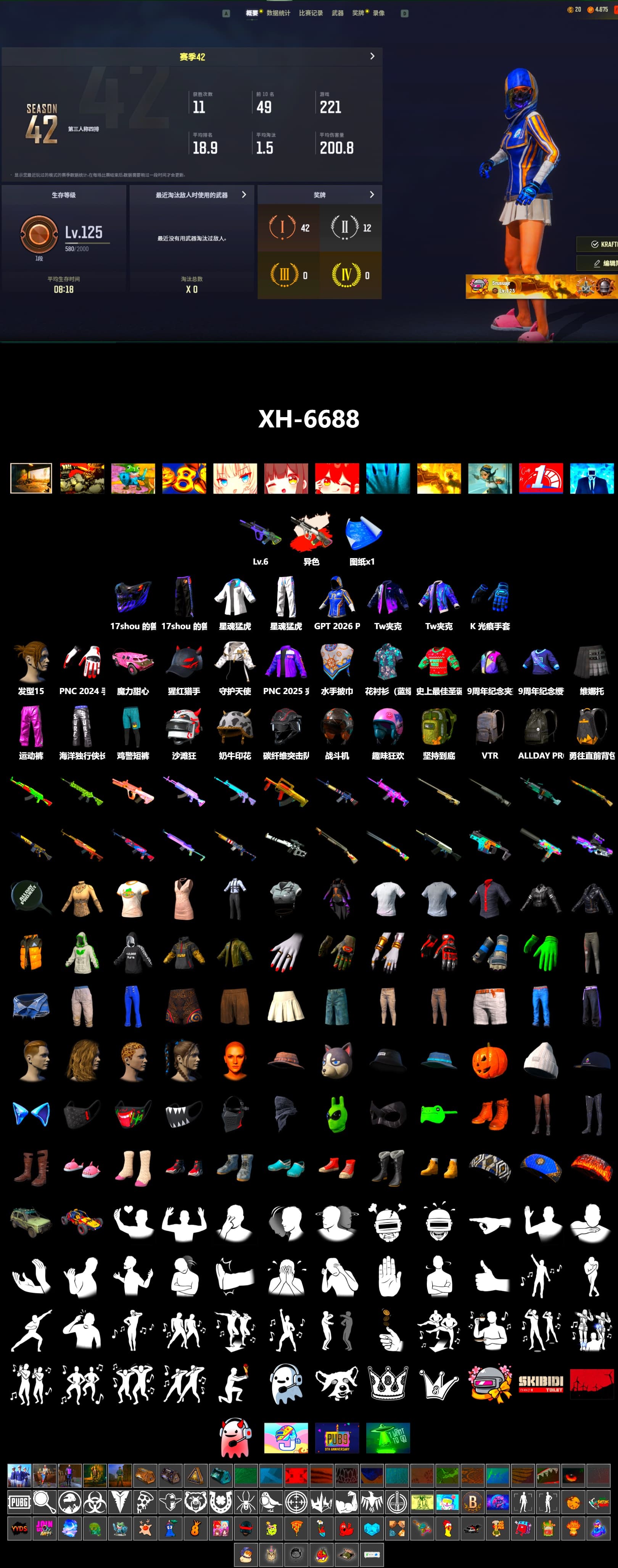 Neon Dream - AUG (White Orange), XingHun's Tiger Strike Jacket, XingHun's Tiger Strike Pants, MET Asia Series Distressed Jeans, Sha Wujing's Shorts - 2