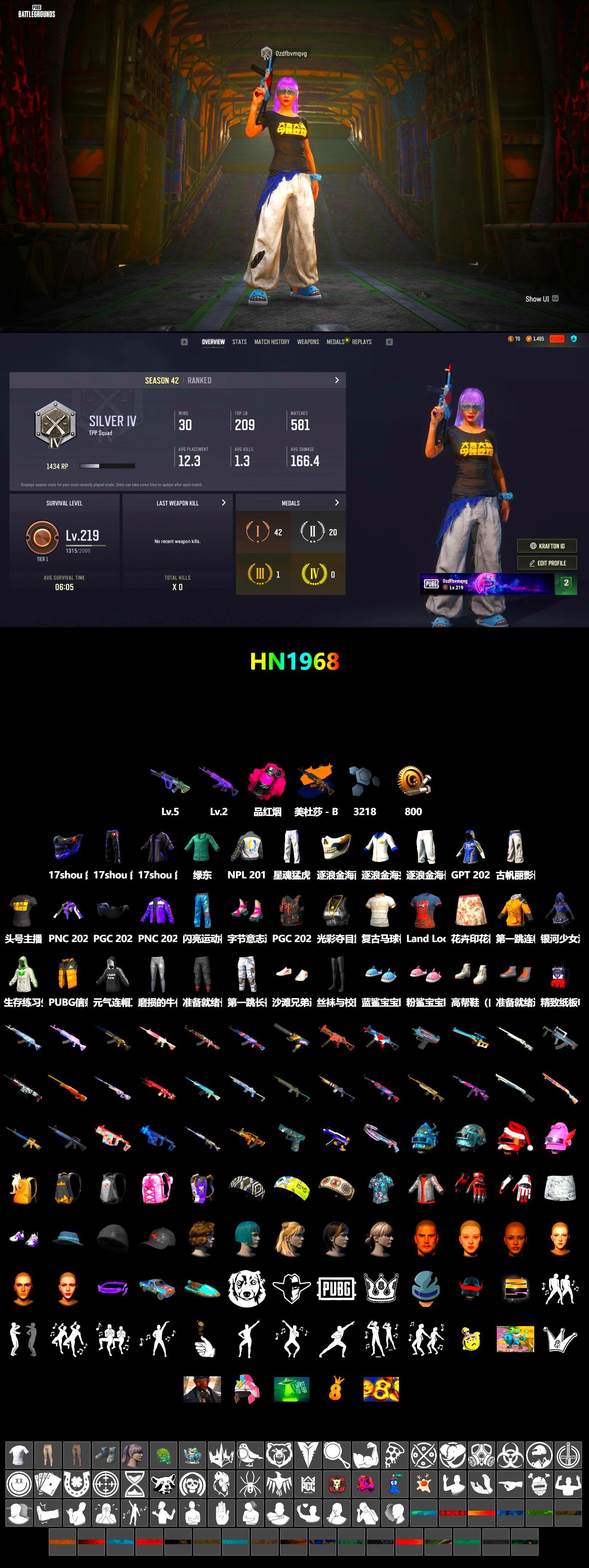 Medusa — Beryl M762 (Gold Charcoal), Magenta Smoke Grenade, XingHun's Tiger Strike Pants, NPL 2019 Phase 2 Jacket, StreamerOne - 2