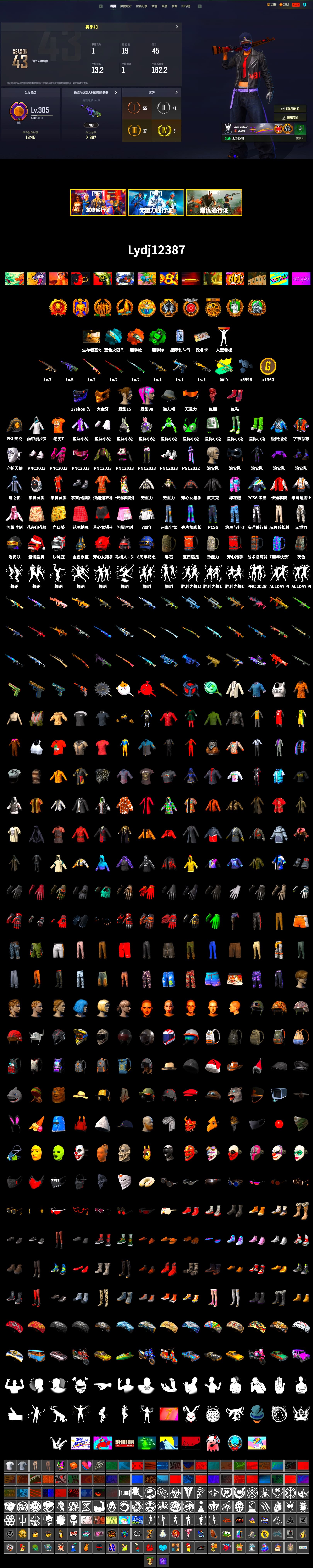 Rest in Pink — Dragunov [2], Emerald Smoke Grenade, Orange Fog of Fury — M79, Hi-top Trainers (Red), PGC 2021 Contingent Chaos Mask, PLAYERUNKNOWN's Bandana, Heavy Fur Coat (Black), PKL 2019 Phase 2 Jacket, Sideshow Bear Feet - 2