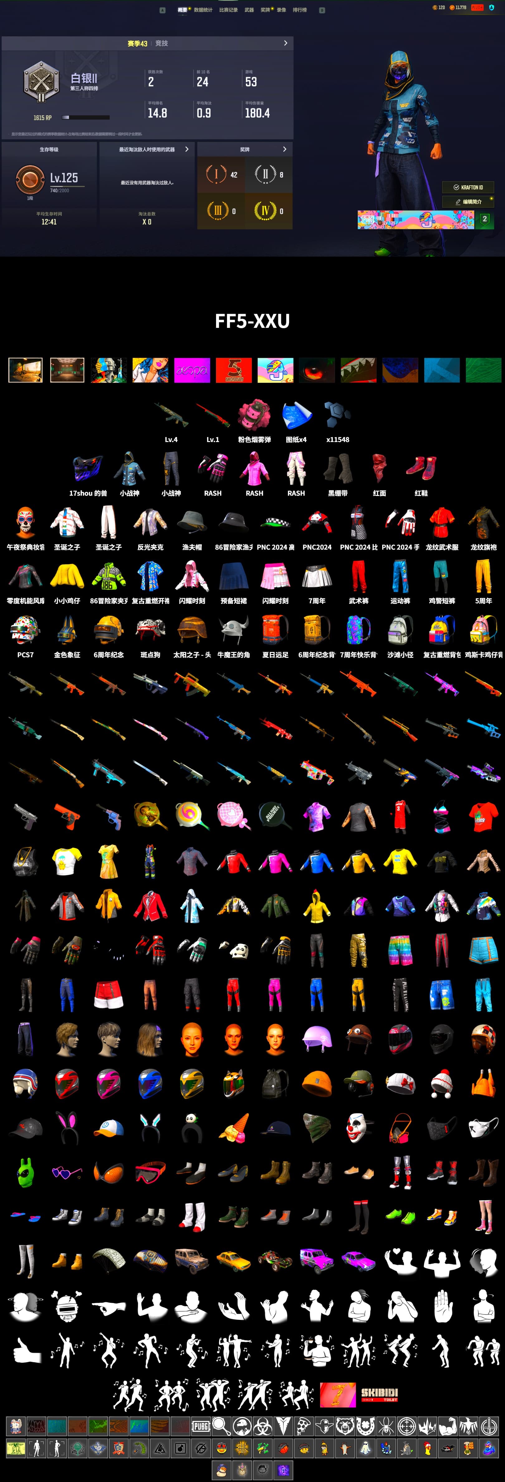 Pink Smoke Grenade, Hi-top Trainers (Red), Duncan's Infiltrator Handwraps, PLAYERUNKNOWN's Bandana, Heavy Fur Coat (Black), Rash Beixli Xtra Tough Jacket, Rash Beixli Xtra Tough Jacket, Sha Wujing's Shorts - 2