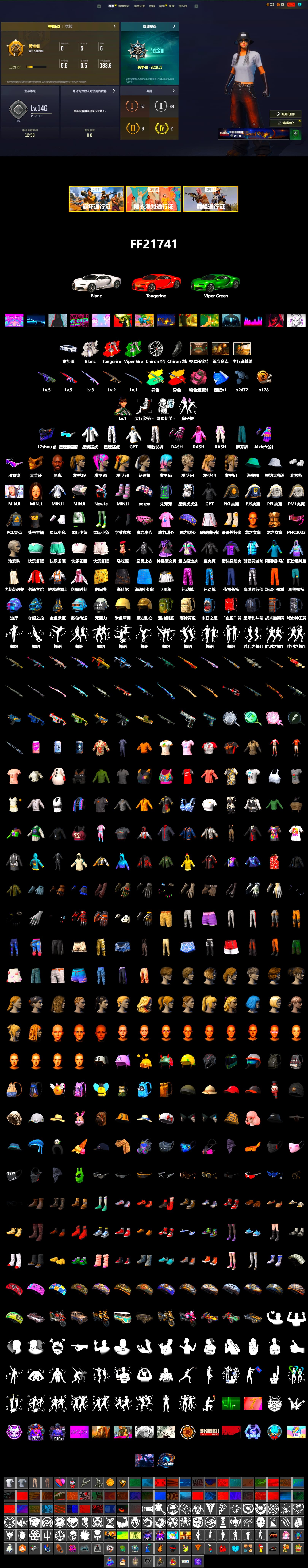 Pink Smoke Grenade, «Chiron» Sports Car, Jonathan Kamau, Snow Glasses, PGC 2021 Contingent Chaos Mask, Rash Beixli Xtra Tough Jacket, Pubg X Newjeans, Aespa, Polar Bear Feet, Harley Quinn's Hair, Rash Beixli Xtra Tough Jacket, PML 2019 Phase 2 Jacket, PEL 2019 Phase 2 Jacket, XingHun's Tiger Strike Jacket, XingHun's Tiger Strike Pants, PJS 2019 Phase 2 Jacket, PKL 2019 Phase 2 Jacket, Sideshow Bear Feet, Exquisite Pants, Sha Wujing's Shorts, StreamerOne, GPT 2025 Four Angry Men Jacket, Refined Aeolus — Vector - 2
