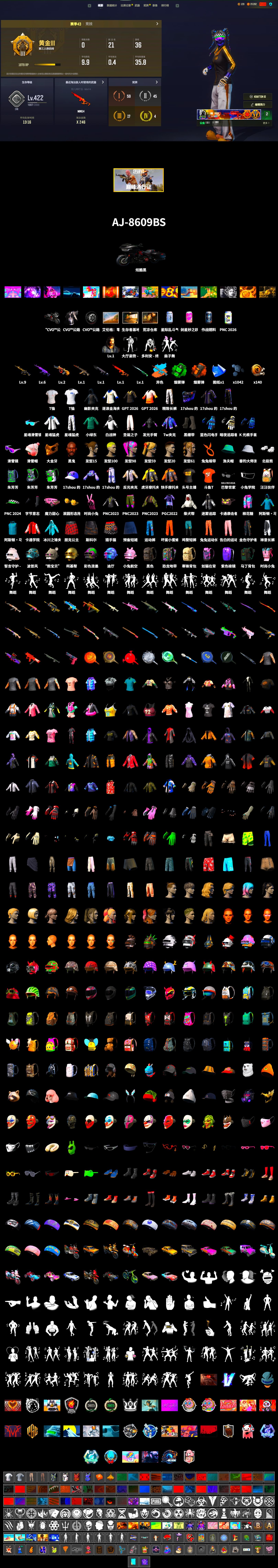Zhu Bajie — M416 (Teal Orange), Orange Smoke Grenade, Emerald Smoke Grenade, Duncan's Infiltrator Handwraps, Jonathan Kamau, Snow Glasses, PGC 2021 Contingent Chaos Mask, SOOP T-Shirt, Polar Bear Feet, XingHun's Tiger Strike Jacket, XingHun's Tiger Strike Pants, Sideshow Bear Feet, Exquisite Pants, XiongDi Hoodie, Sha Wujing's Shorts, StreamerOne, Blue Thunder Gloves, 2018 PUBG ALL-STAR T-shirt (Korean), DOUYU T-shirt - 2