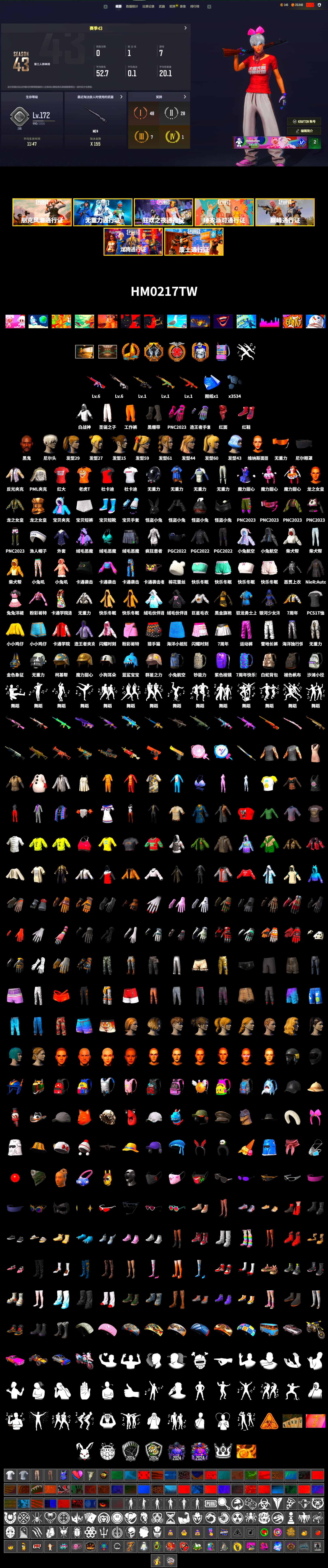 Hi-top Trainers (Red), Duncan's Infiltrator Handwraps, 9S's Hairstyle, Jonathan Kamau, PLAYERUNKNOWN's Bandana, Heavy Fur Coat (Black), Nier, Harley Quinn's Hair, PML 2019 Phase 2 Jacket, XiongDi Hoodie, Full Autumn — M416 - 2