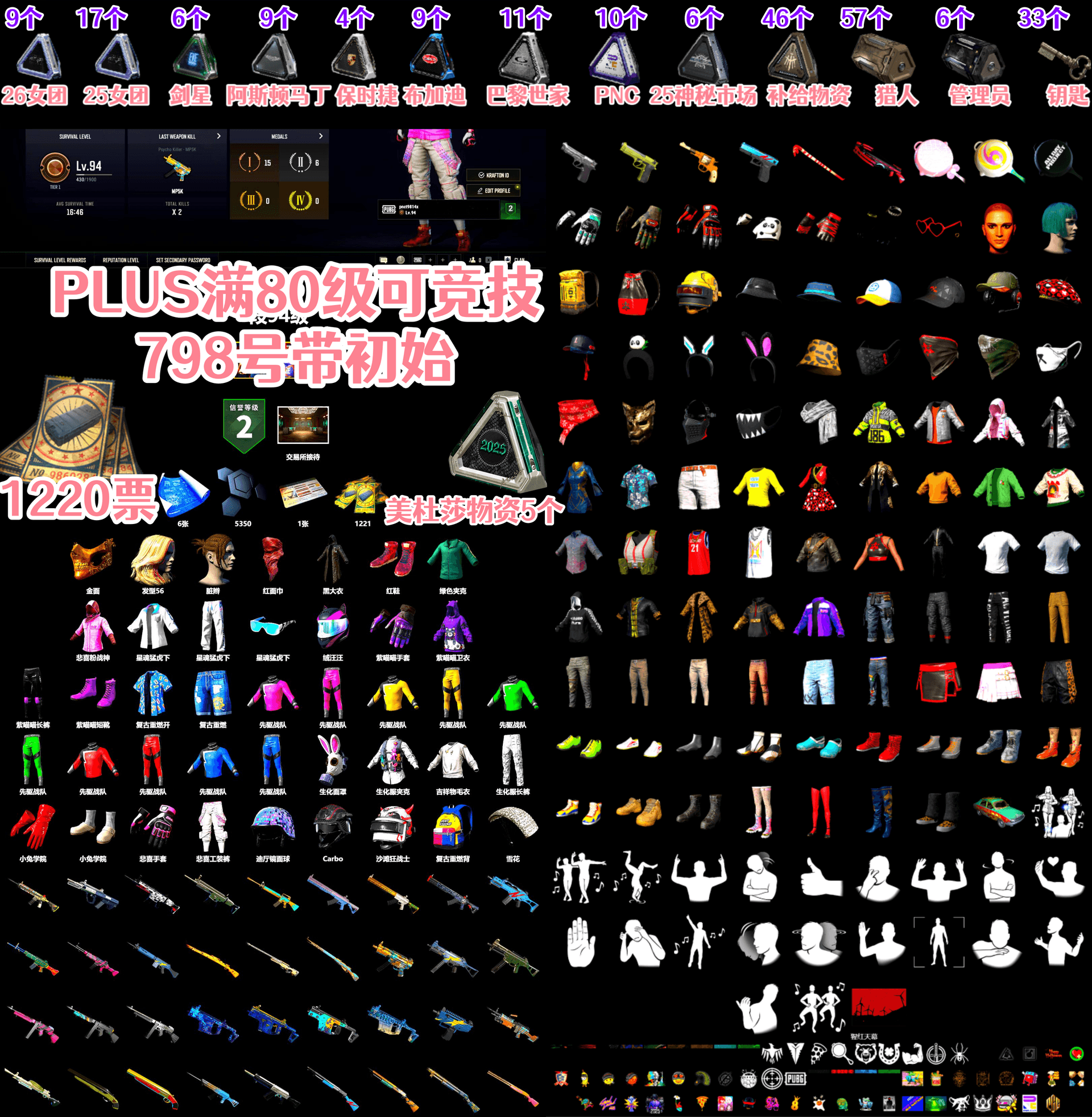 Hi-top Trainers (Red), PGC 2021 Contingent Chaos Mask, PLAYERUNKNOWN's Bandana, Heavy Fur Coat (Black), Rash Beixli Xtra Tough Jacket, Rash Beixli Xtra Tough Jacket, XingHun's Tiger Strike Jacket, XingHun's Tiger Strike Pants, Refined Aeolus — Vector - 2