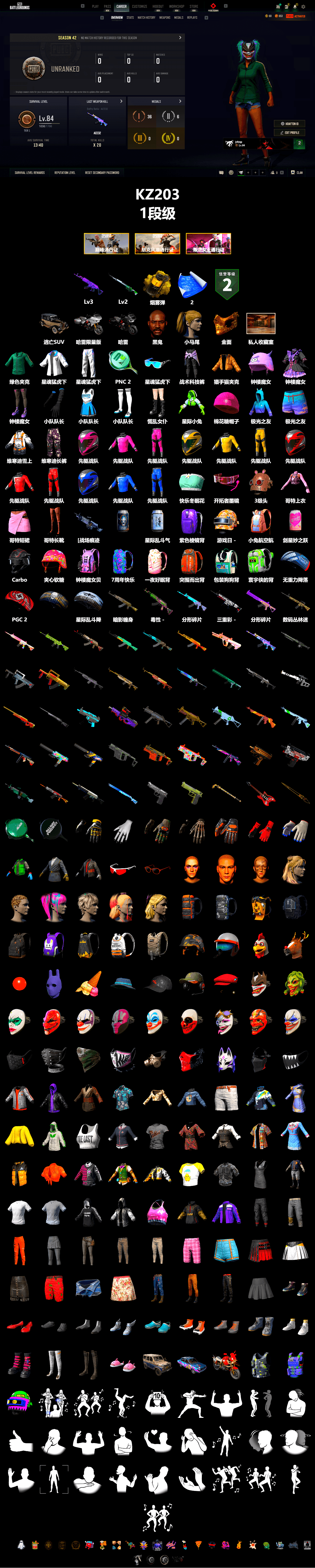 Yellow Smoke Grenade, Jonathan Kamau, PGC 2021 Contingent Chaos Mask, Harley Quinn's Hair, XingHun's Tiger Strike Jacket, XingHun's Tiger Strike Pants - 2