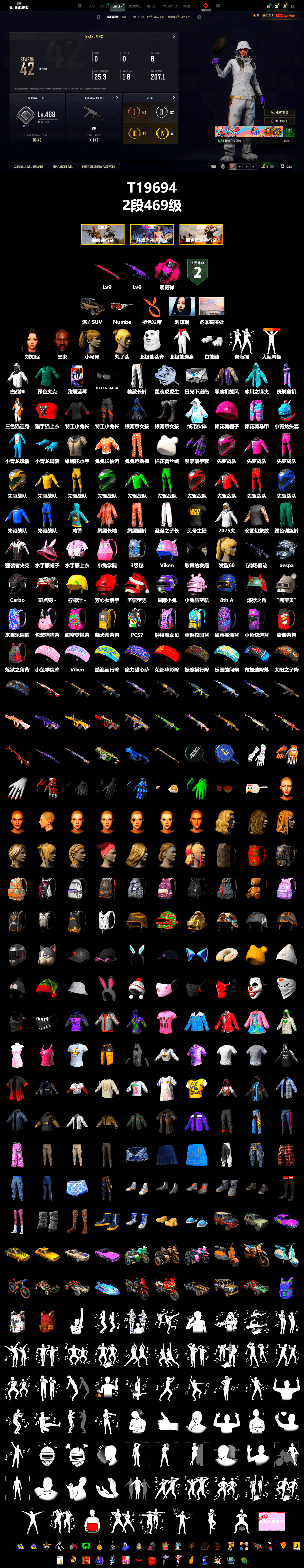 Magenta Smoke Grenade, Jonathan Kamau, Polar Bear Feet, aespa Stage, Harley Quinn's Hair, Exquisite Pants, StreamerOne, GPT 2025 Four Angry Men Jacket, Training Jacket (Green), aespa KARINA, Full Autumn — M416, Blue Thunder Gloves, HUYA T-shirt - 2