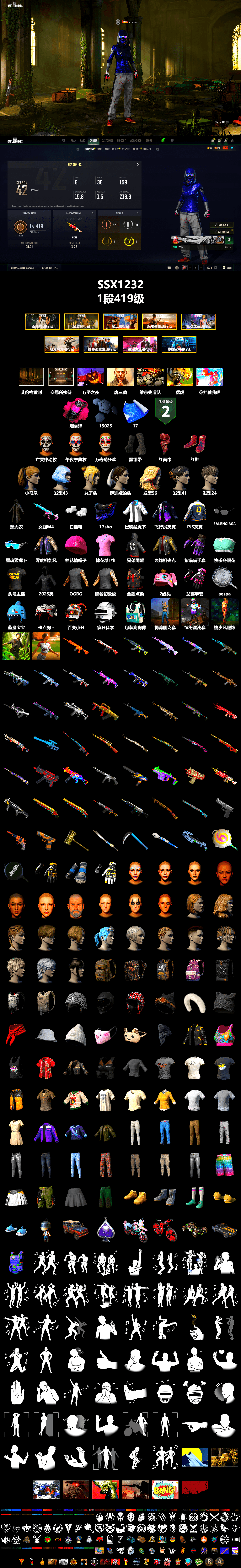 Magenta Smoke Grenade, Hi-top Trainers (Red), Duncan's Infiltrator Handwraps, PLAYERUNKNOWN's Bandana, Heavy Fur Coat (Black), Pubg X Newjeans, Polar Bear Feet, Harley Quinn's Hair, Rash Beixli Xtra Tough Jacket, XingHun's Tiger Strike Jacket, PJS 2019 Phase 2 Jacket, XiongDi Hoodie, StreamerOne, GPT 2025 Four Angry Men Jacket, Full Autumn — M416 - 2