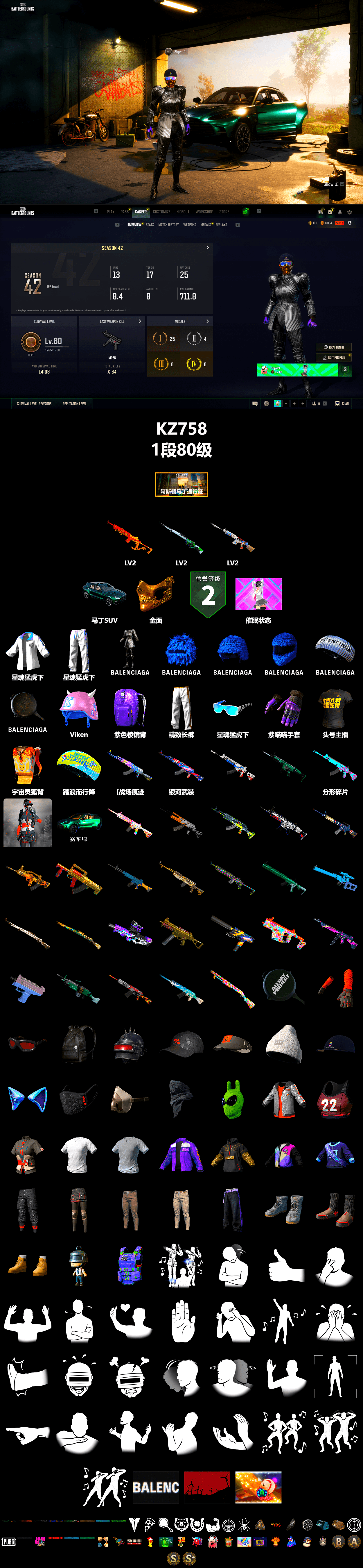 «DBX707» SUV, PGC 2021 Contingent Chaos Mask, XingHun's Tiger Strike Jacket, XingHun's Tiger Strike Pants, «DBX707» SUV, Exquisite Pants, StreamerOne - 2